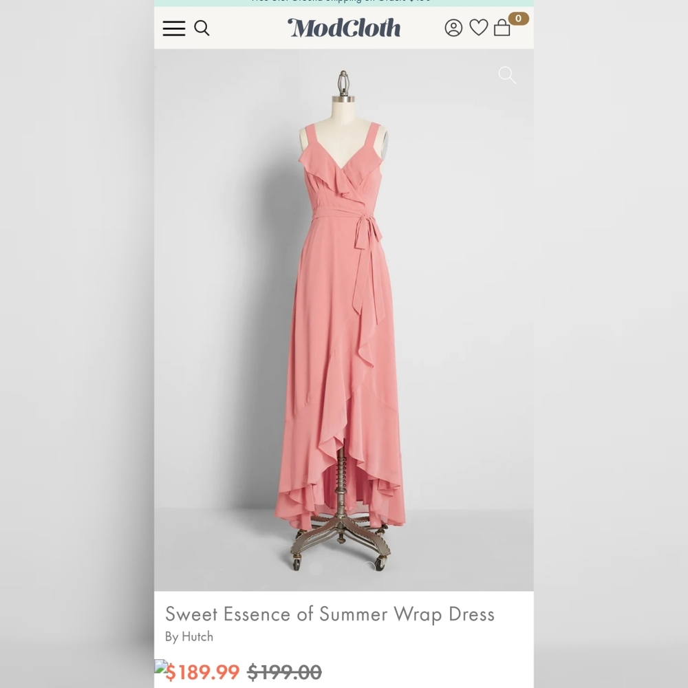 BRAND NEW Hutch Sweet Essence of Summer Wrap Dress With Tags